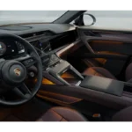 2026 Porsche Cayenne Electric Compleet Interieur vanuit Bestuurdersperspectief