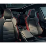 2026 Porsche Cayenne Electric Premium Sport Stoelen met Rode Leren Accenten