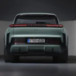 2026 Porsche Cayenne Turbo Electric Achterkant Ontwerp met Actieve Aero Elementen