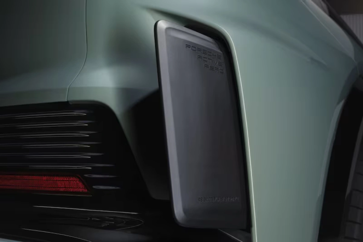 2026 Porsche Cayenne Turbo Electric Actieve Aero Blade Technologie