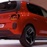 2026 Renault Twingo E-Tech Electric Achteraanzicht Drie-Kwart