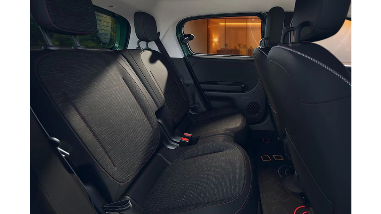 2026 Renault Twingo E-Tech Electric Achterbanken Interieur Detail