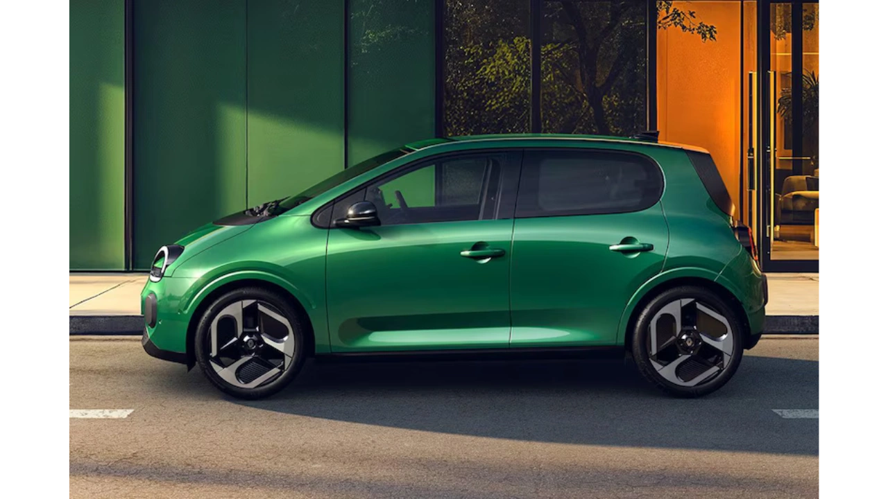 2026 Renault Twingo E-Tech Electric Groen Compleet Zijaanzicht