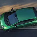 2026 Renault Twingo E-Tech Electric Groen Luchtfoto Bovenaanzicht