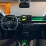 2026 Renault Twingo E-Tech Electric Interieur Dashboard Groen Thema