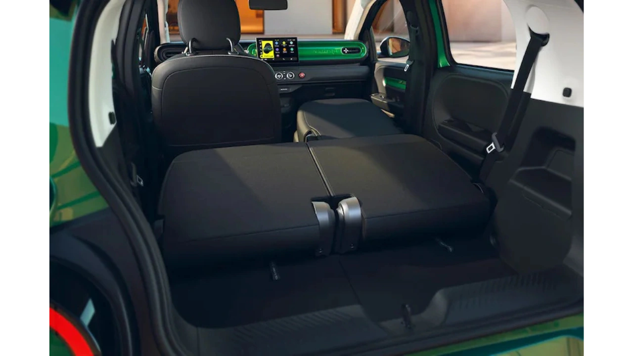 2026 Renault Twingo E-Tech Electric Maximale Laadruimte Configuratie