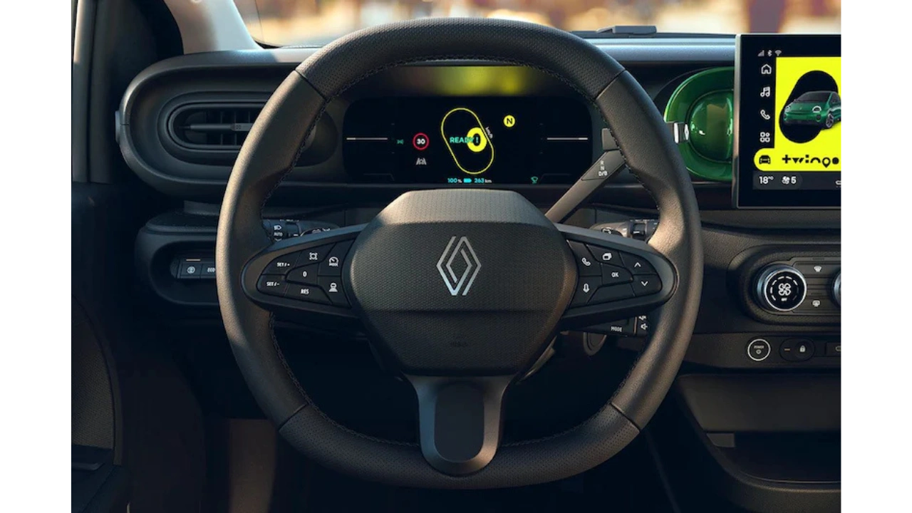 2026 Renault Twingo E-Tech Electric Stuurwiel en Digitaal Display