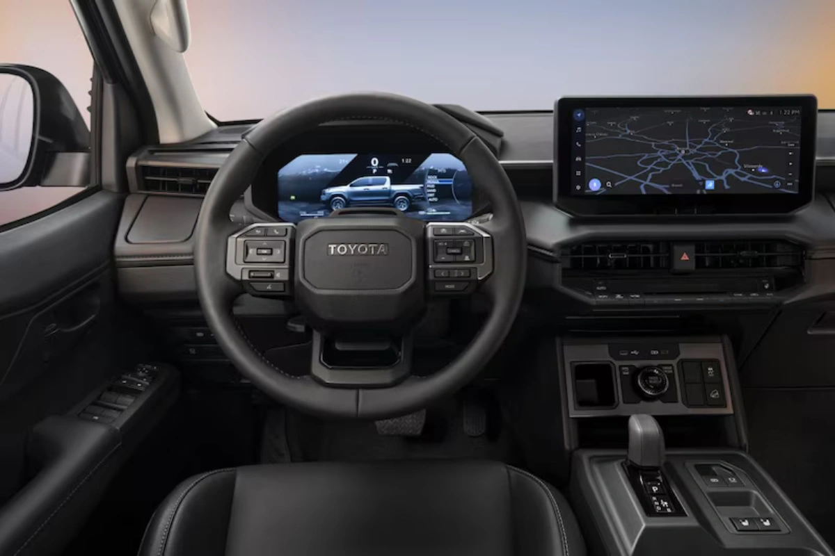 2026 Toyota Hilux BEV Bestuurders Perspectief met Digitaal Display