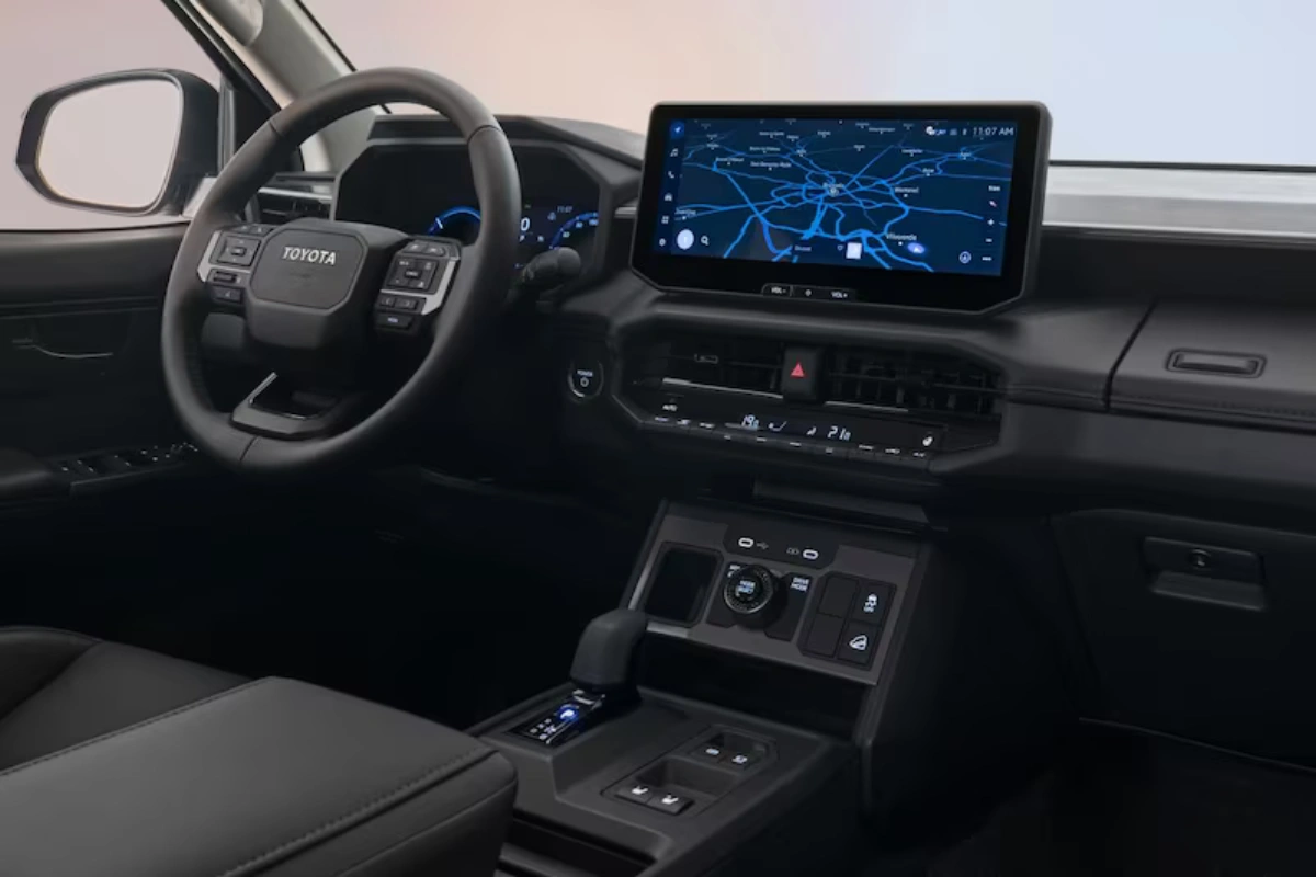 2026 Toyota Hilux BEV Middenconsole met Fysieke Bediening