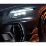 2027 Bentley Continental GT Supersports LED Koplamp en Carbon Fiber Dive Planes Close-up