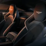 2027 Bentley Continental GT Supersports Sport Kuipstoelen Detail met Oranje Leren Accenten
