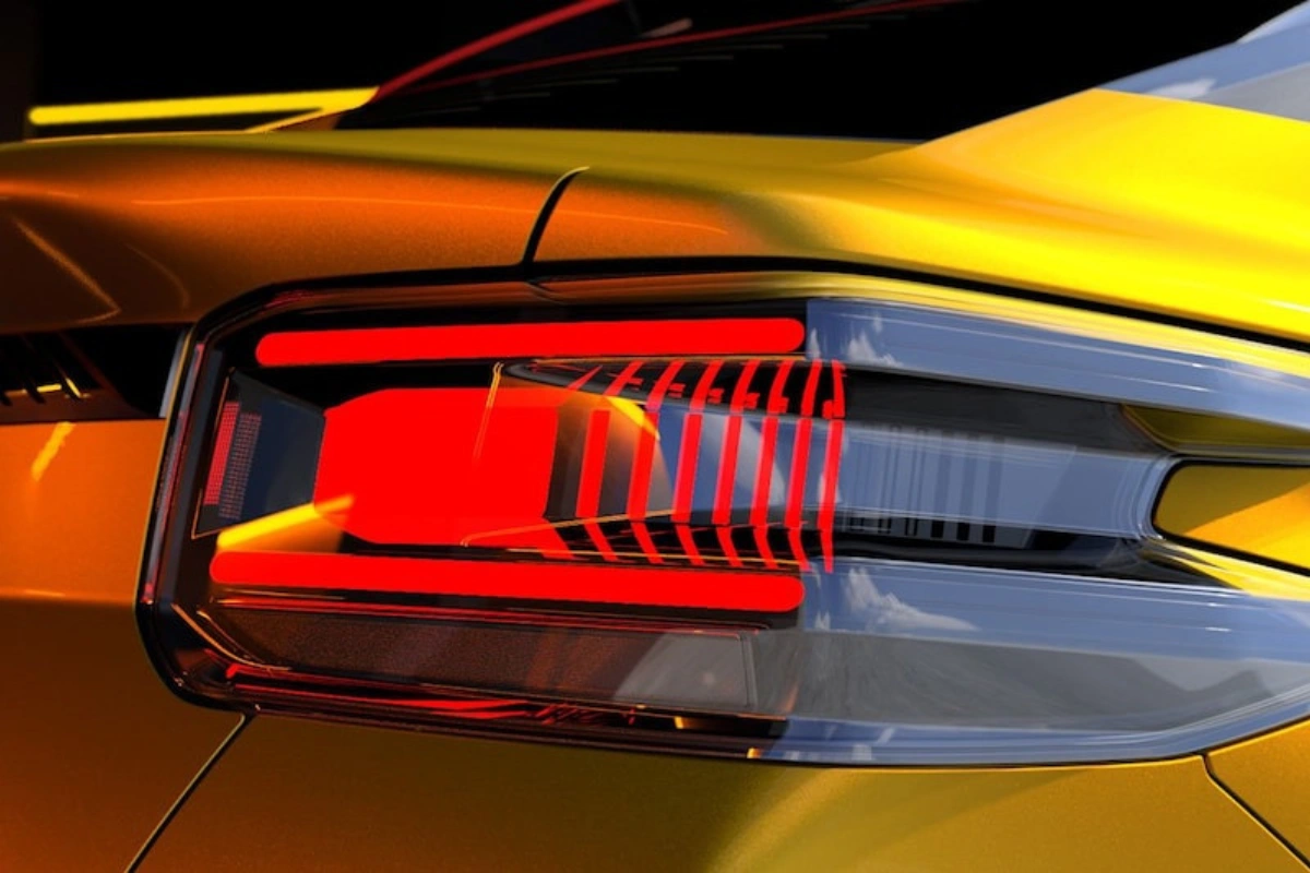 Citroën Basalt Vision Achterlicht LED-Technologie Close-Up