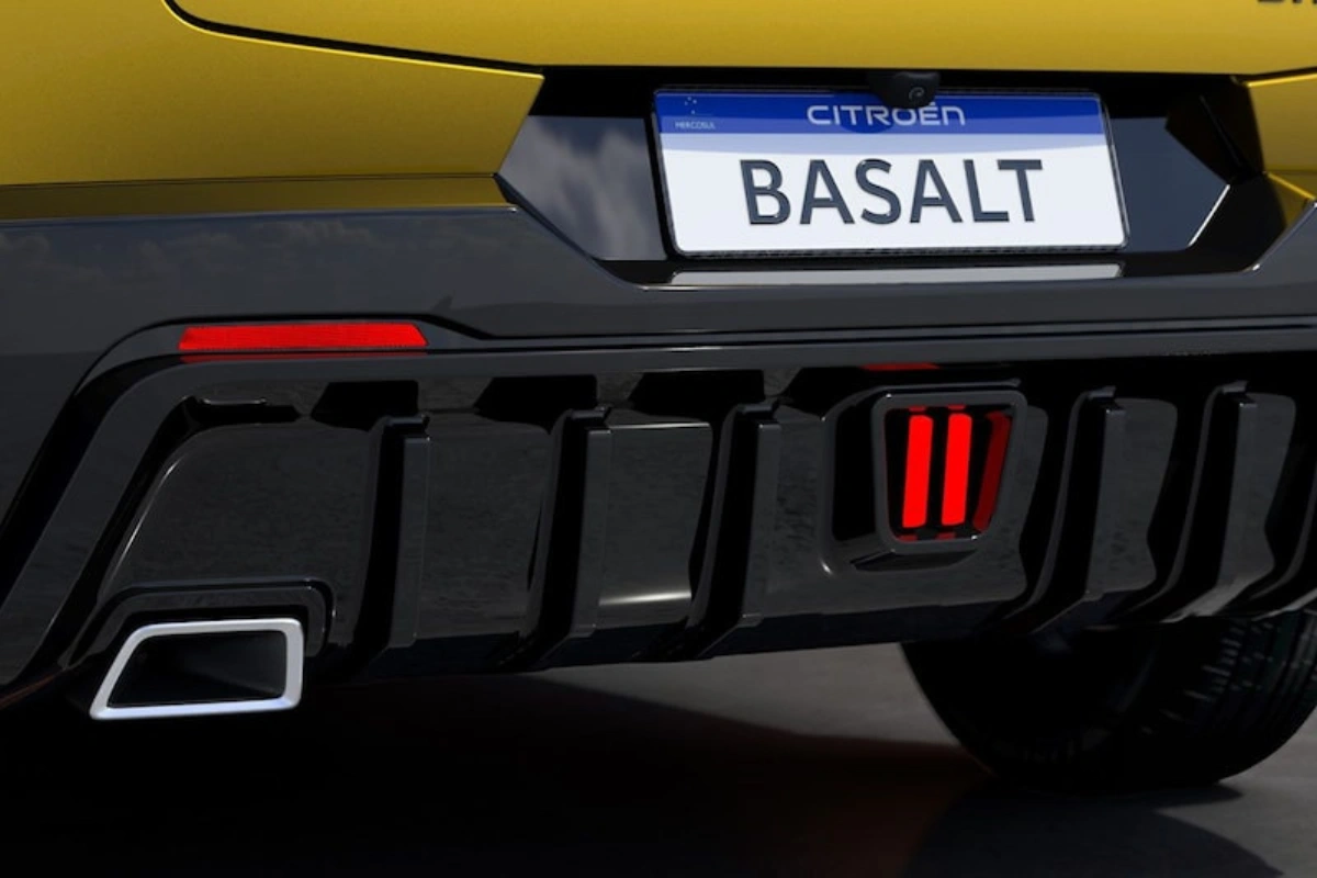 Citroën Basalt Vision Agressieve Achterdiffuser met Rode LED-Accenten
