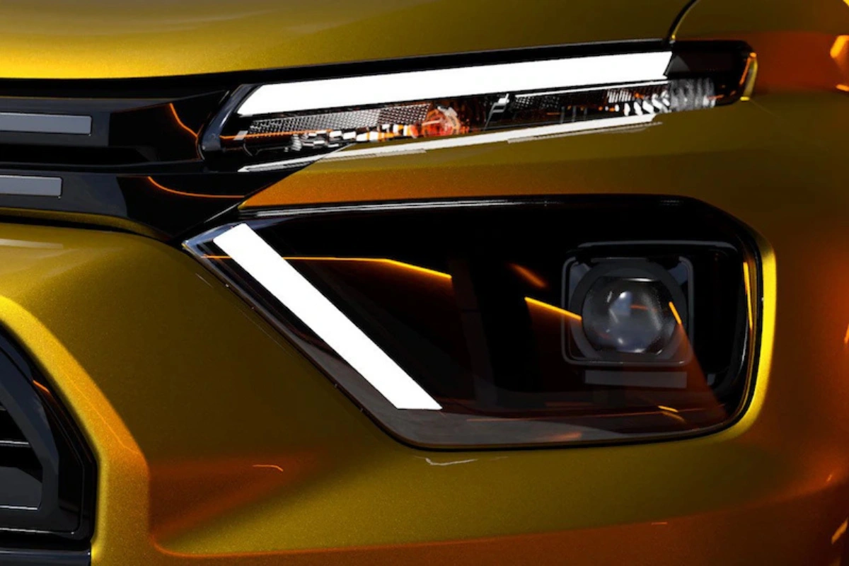 Citroën Basalt Vision Voorste LED-Koplamp Ontwerp met Kenmerkende Verlichting