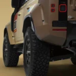 Defender D7X-R Achterwielophanging Toont Bilstein Dubbele Demper Setup