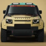 Defender Dakar D7X-R Vooraanzicht Klaar voor Rally 2026