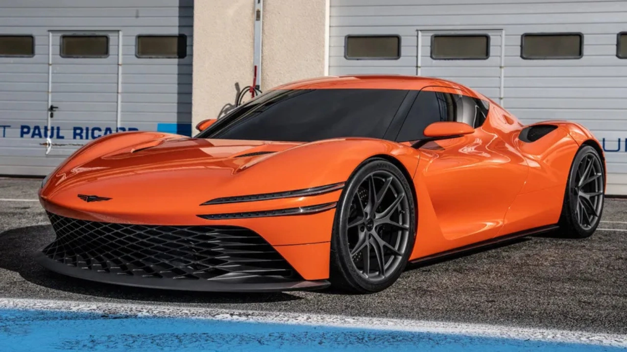 Genesis Magma GT Concept Vooraanzicht - Koreaanse Mid-Engine Supercar op Paul Ricard