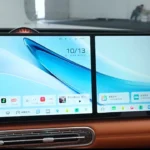 Hongqi HS6 PHEV Infotainment Systeem Actief Display met Blauwe Interface