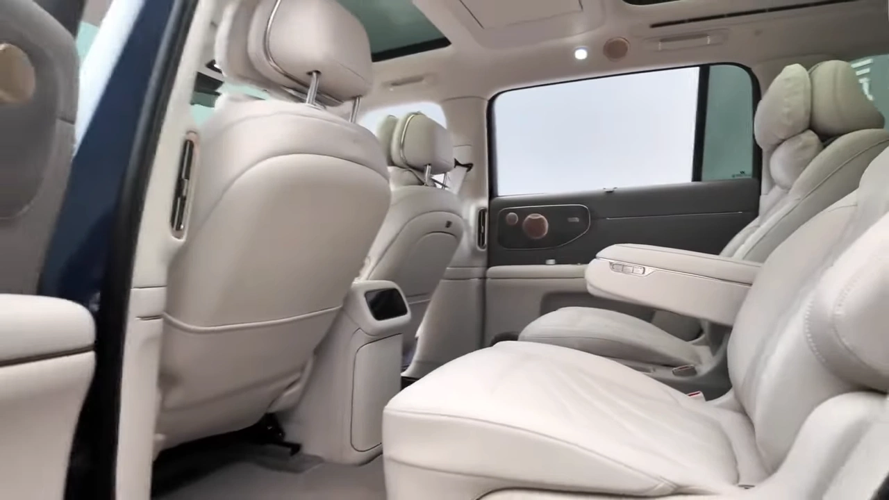 IM Motors LS9 EREV Second Row Interior with B&O Audio System