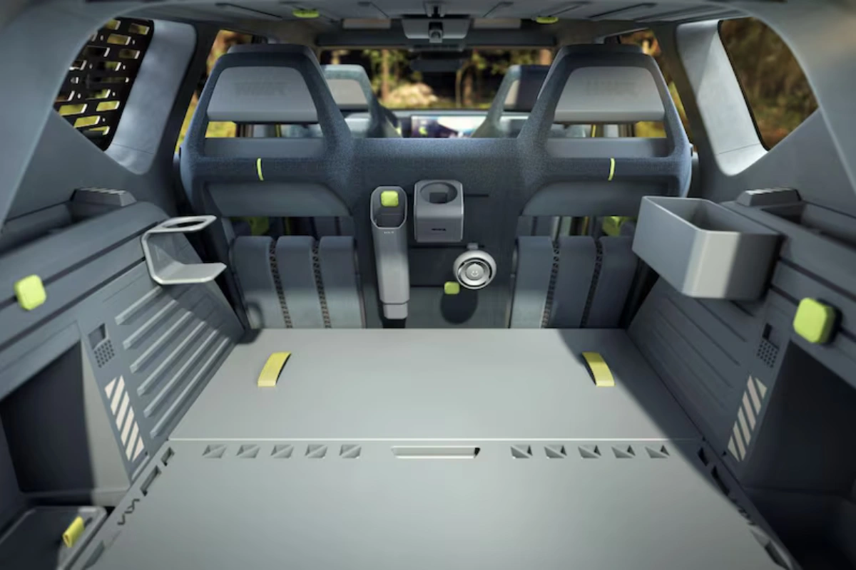 Kia EV5 Weekender Bagageruimte met Modulair Kampeeropbergsysteem