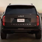 Kia Telluride 2027 Direct Achteraanzicht met Verticale LED-Achterlichten