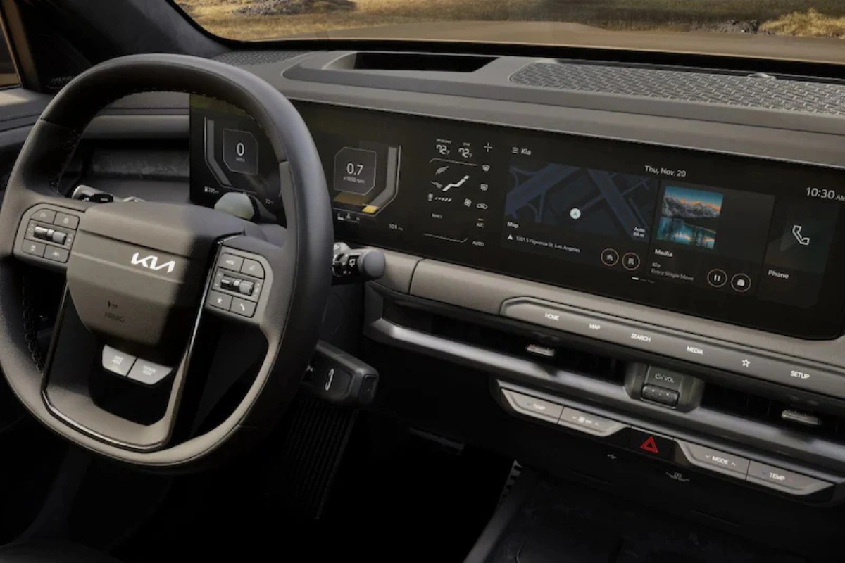 Kia Telluride 2027 Interieur Dashboard en Stuurwiel Detail