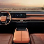 Kia Telluride 2027 Interieur Dashboard met Terracotta Leder