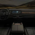 Kia Telluride 2027 Interieur Donkere Sfeerverlichting met Premium Materialen