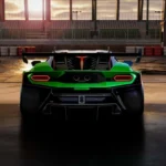 Lamborghini Temerario Super Trofeo 2027 Achteraanzicht met Massieve Vleugel