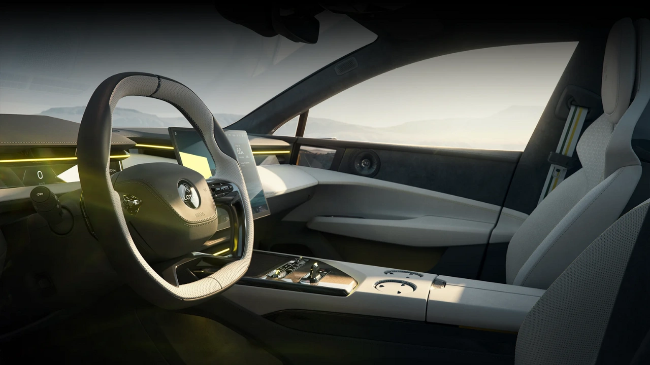 Lotus Emeya Premium Interieur - Voorcabine en Zitplaats Detail