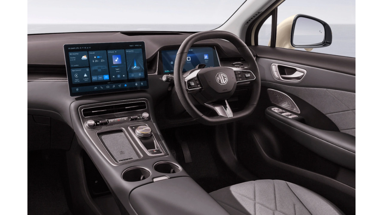 MG S6 EV Voorste Interieur Cabine en Middenconsole