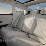 Toyota bZ7 Achterbank Comfort Aanzicht Met Beenruimte en Premium Bekleding