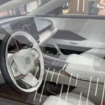 Toyota bZ7 Interieur Dashboard Met Huawei HarmonyOS Cockpitsysteem
