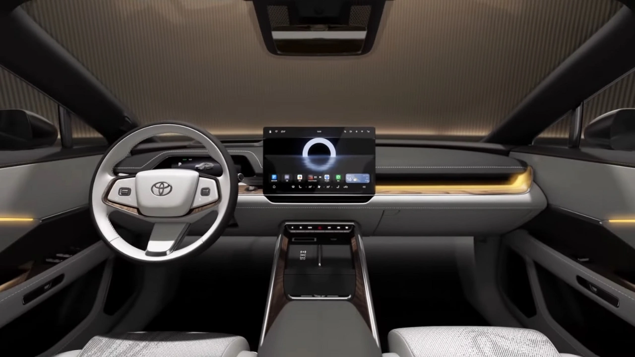 Toyota bZ7 Voor Interieur Compleet Aanzicht Intelligent Cockpit