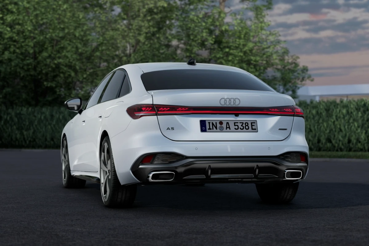 2026 Audi A5 Limousine Achterontwerp - Verbonden OLED-technologie en Liftback Functionaliteit