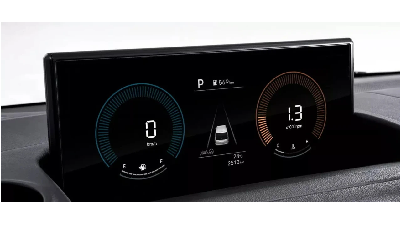 2026 Hyundai Staria 12,3-Inch Digitaal Instrumentenpaneel Bestuurdersdisplay