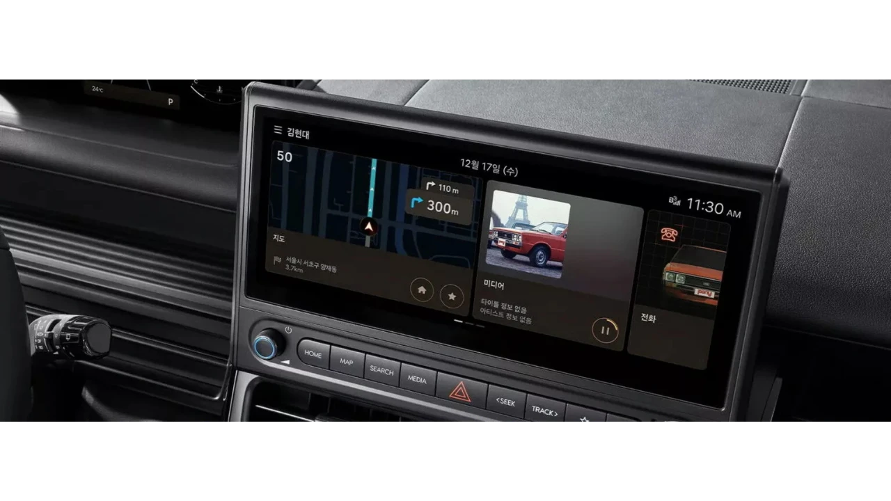 2026 Hyundai Staria 12,3-Inch Infotainment met Fysieke Knopbediening