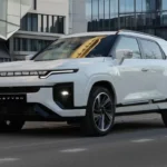 2026 KGM Actyon Hybrid Voorkant met Koreaanse Vlag-Geïnspireerde Grille