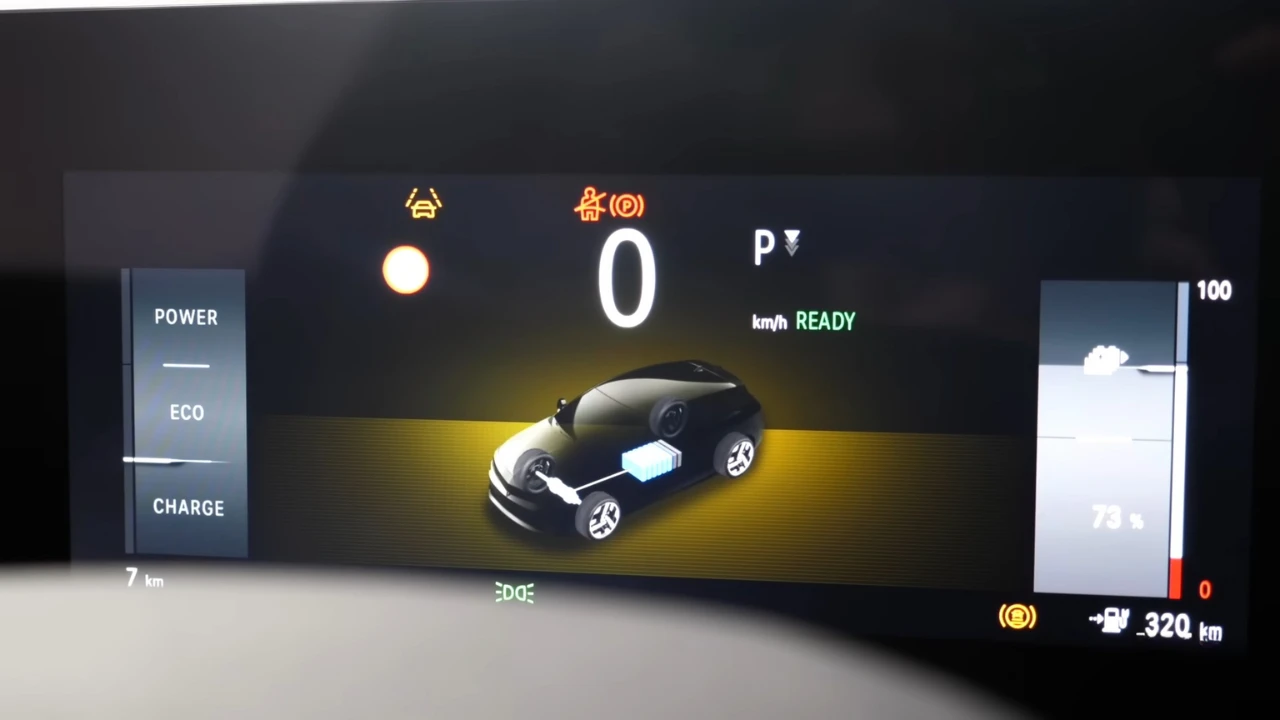 2026 Opel Astra Electric Digitaal Instrumentenpaneel met Rijmodi
