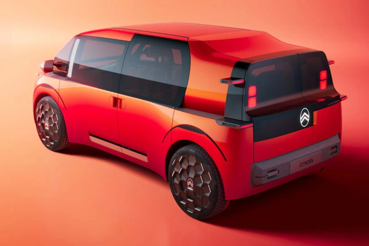 Citroën Elo Concept Achteraanzicht Met Asymmetrisch Deurenontwerp