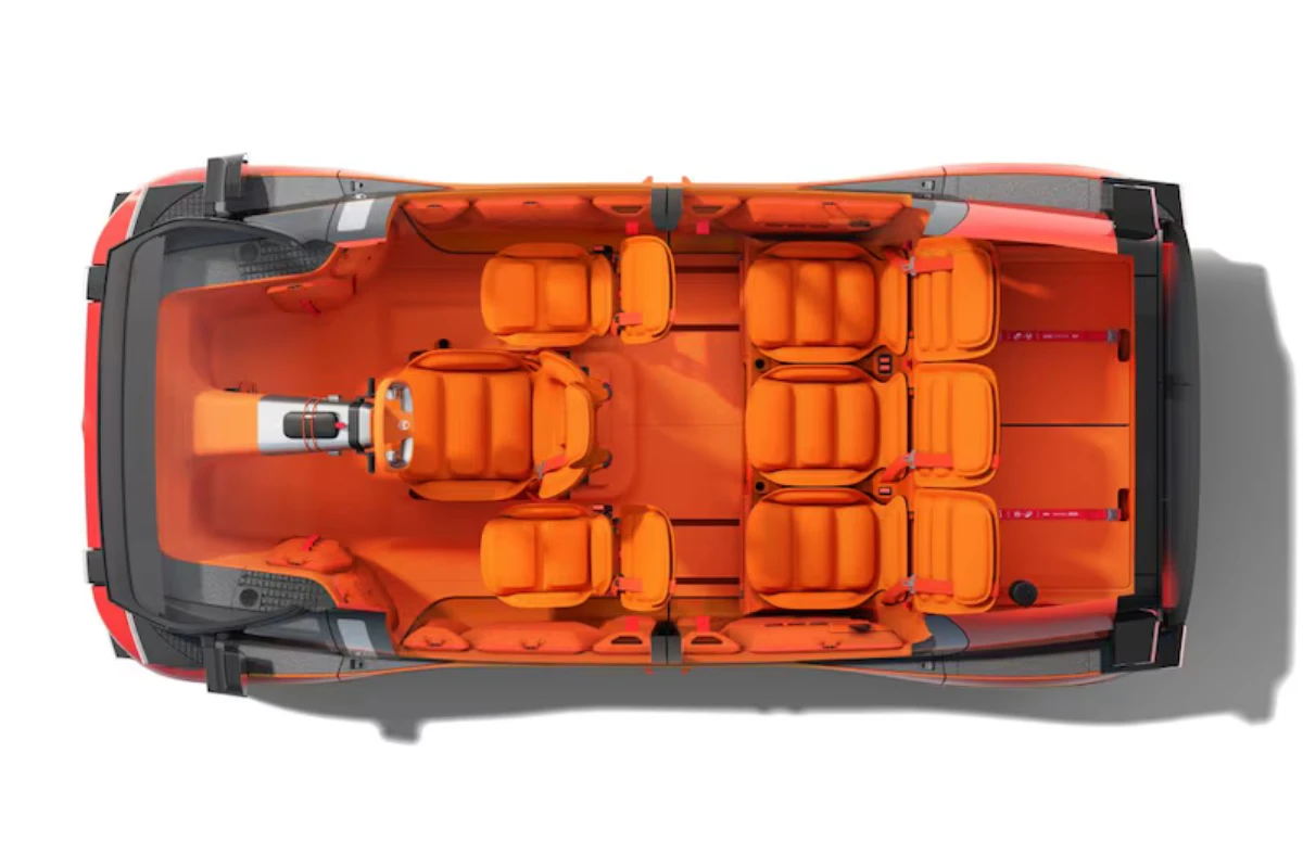 Citroën Elo Concept Maximale Zes-Zits Capaciteit Bovenaanzicht Interieur