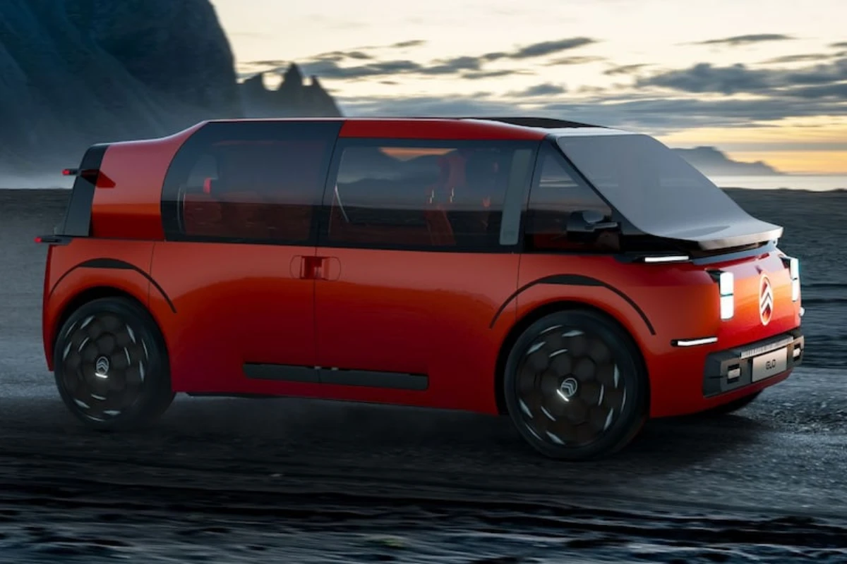 Citroën Elo Elektrisch Concept Zijprofiel Kustlevensstijl Setting