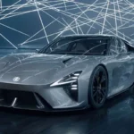 Lexus LFA Concept 2027 Vooraanzicht Driekwart - Revolutionaire Elektrische Supercar met Solid-State Batterijtechnologie