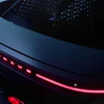 Lexus LFA Concept Achter Branding - Verlichte LEXUS Letters in LED-Achterlicht