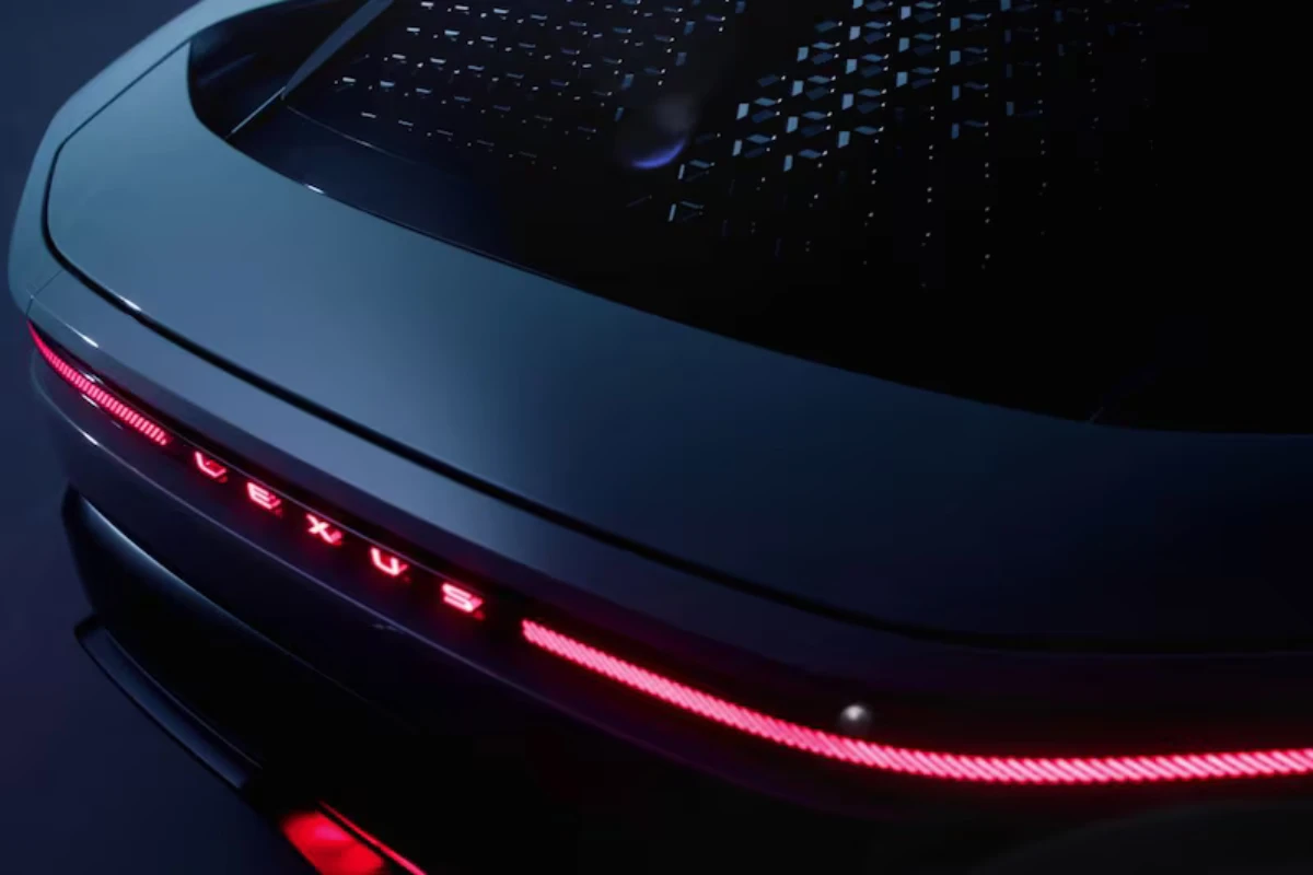 Lexus LFA Concept Achter Branding - Verlichte LEXUS Letters in LED-Achterlicht