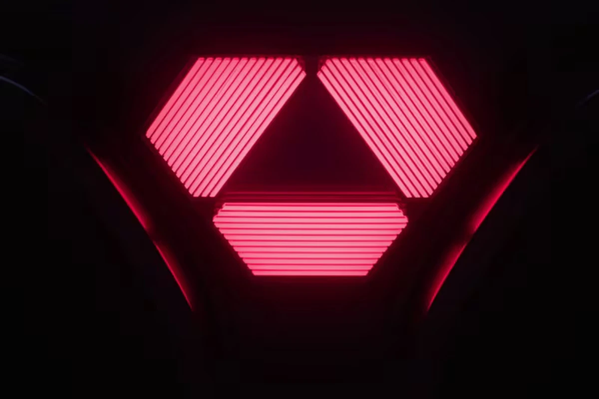 Lexus LFA Concept Achter Centraal Licht - Hexagonaal LED-Ontwerpelement