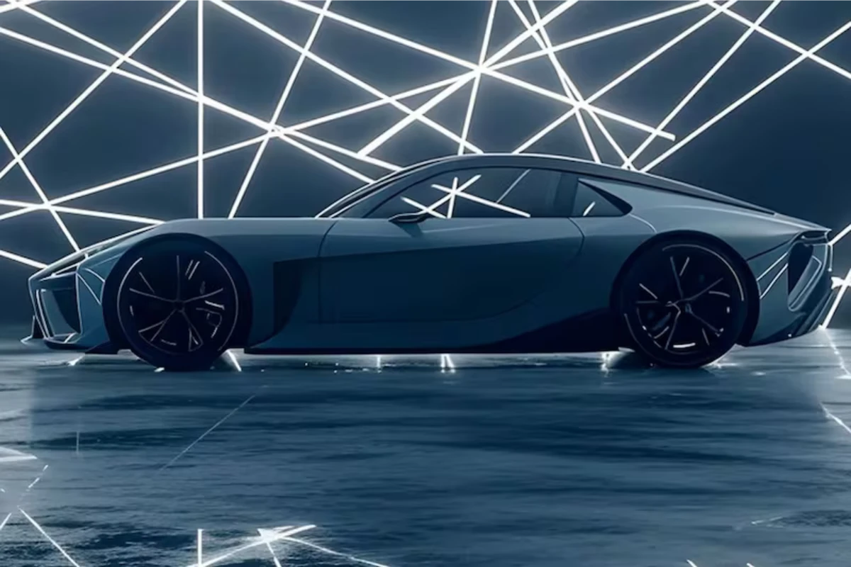 Lexus LFA Concept Zijaanzicht - Aluminium Spaceframe Elektrische Supercar met 2,73 Meter Wielbasis