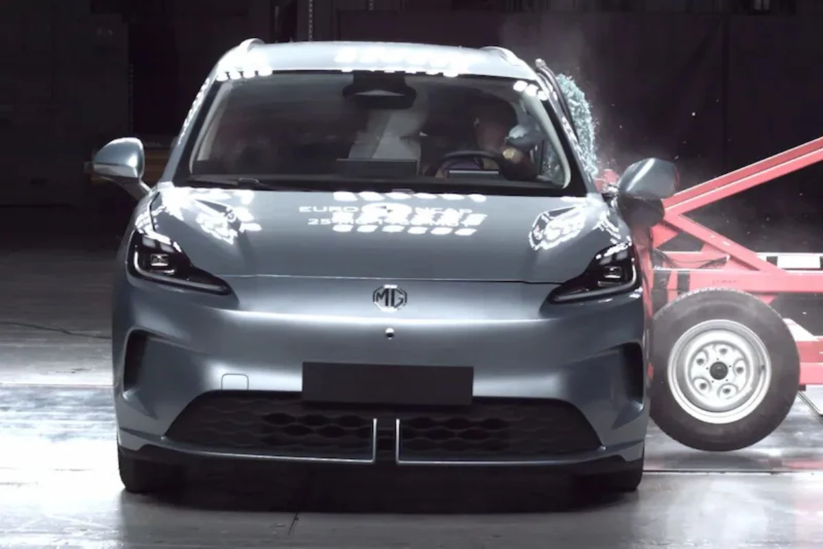 MG 4 EV Urban Euro NCAP Crashtest 5 Sterren Chinese EV 2025