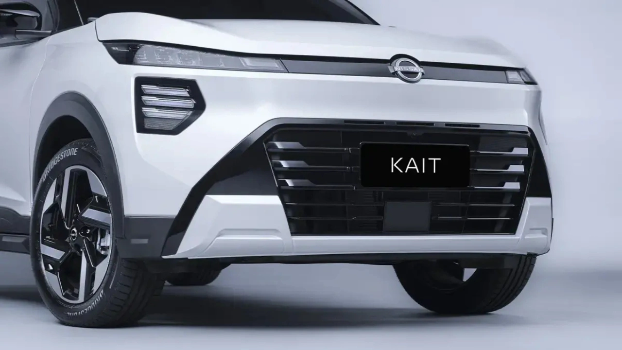 Nissan Kait 2025 Voorgrille en Lagere Bumper Detail