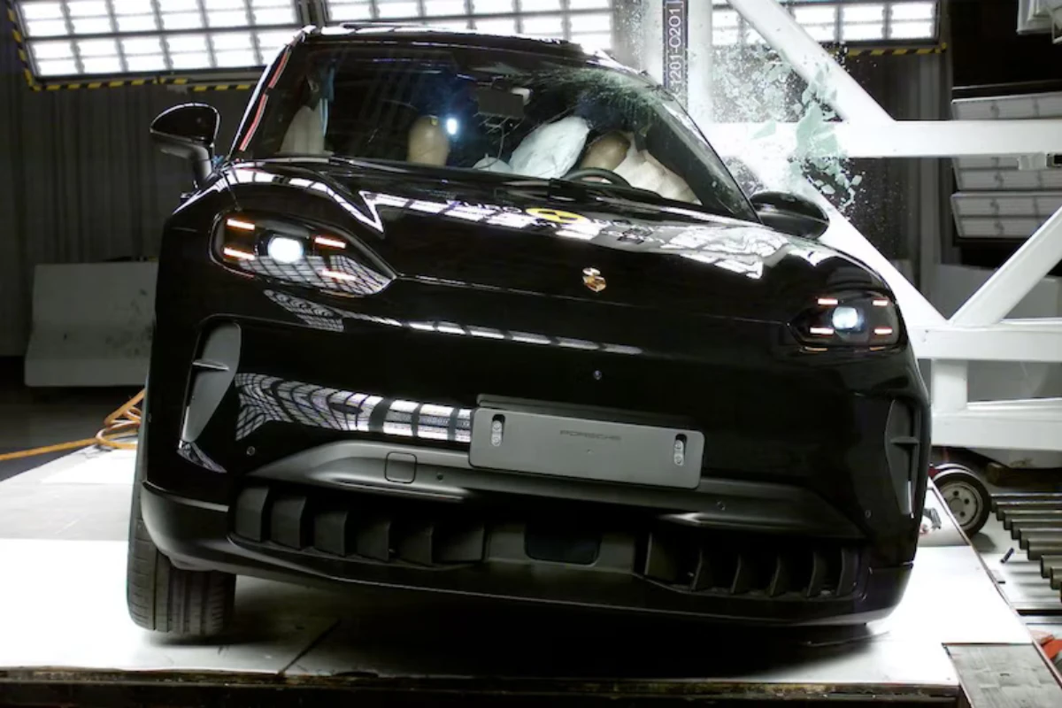Porsche Cayenne Electric Euro NCAP Crashtest 5 Sterren December 2025